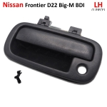 มือดึงอันนอก มือจับนอก มือเปิดนอกประตู ด้านหน้า-ข้างซ้าย 1 ชิ้น สีดำ สำหรับ Nissan Frontier D22 Big-M BDI ปี 1998-2005